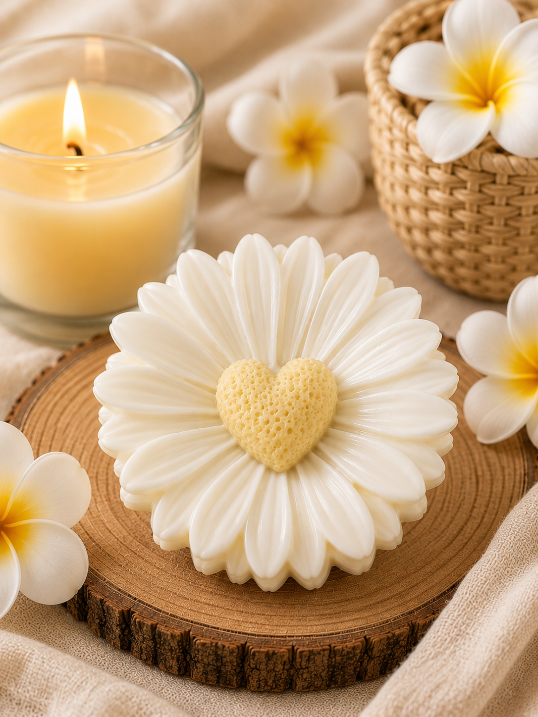 Fondant parfumé Marguerite Cœur