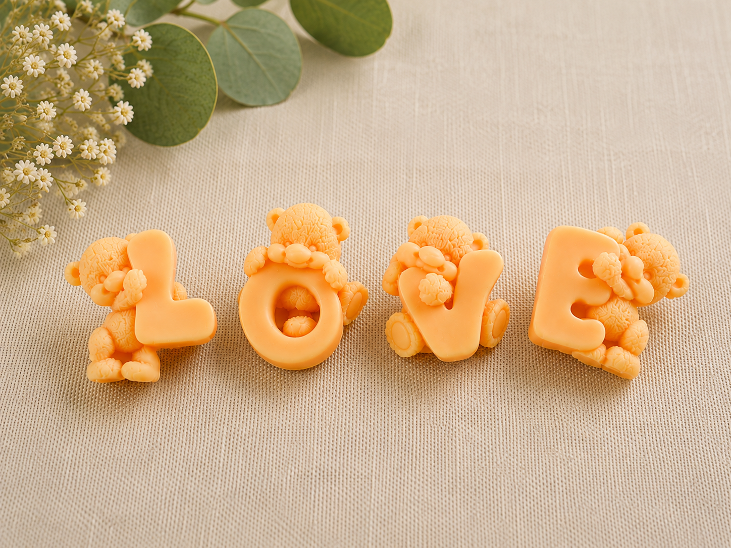 LOVE en fondants parfumés