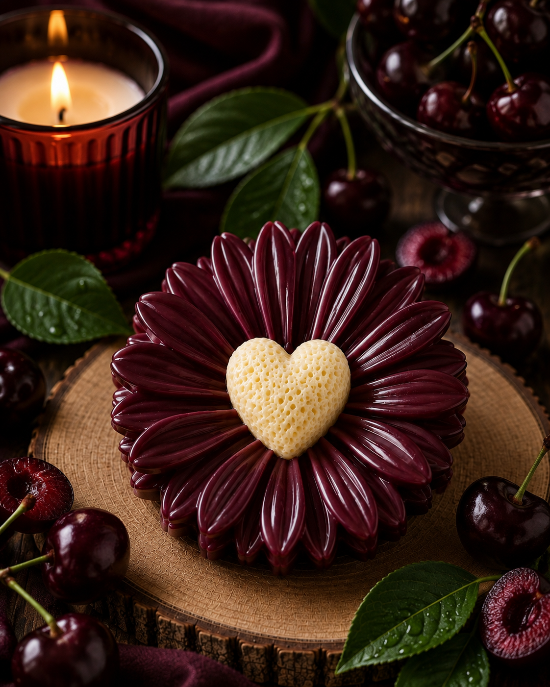 Fondant parfumé Marguerite Cœur