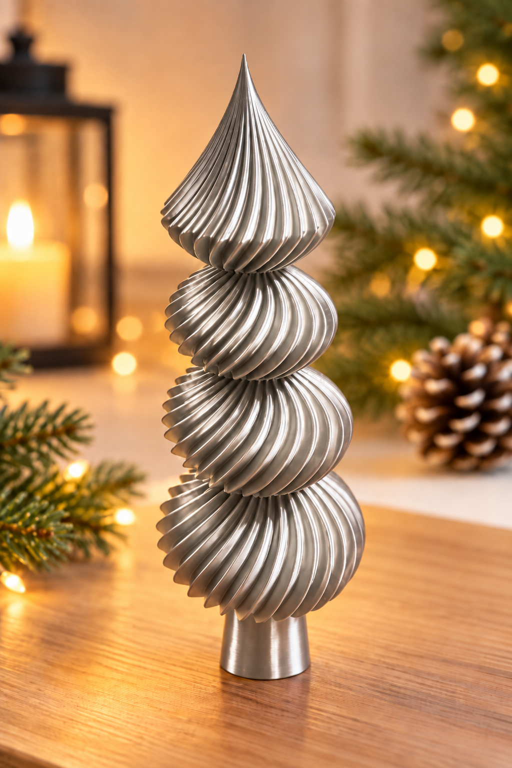 Flèche de sapin torsadée – Haut de sapin imprimé en 3D