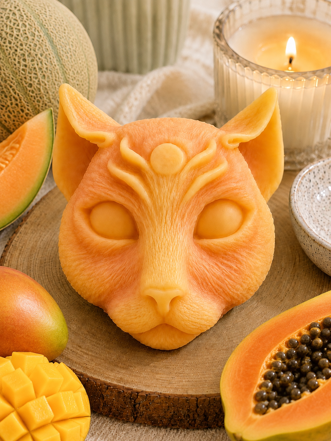 Fondant parfumé Tête de chat – 35 g