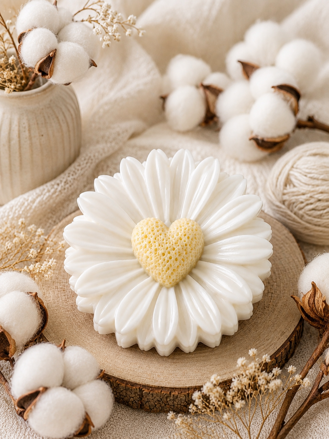 Fondant parfumé Marguerite Cœur