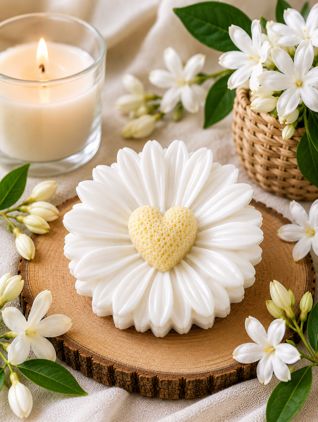 Fondant parfumé Marguerite Cœur