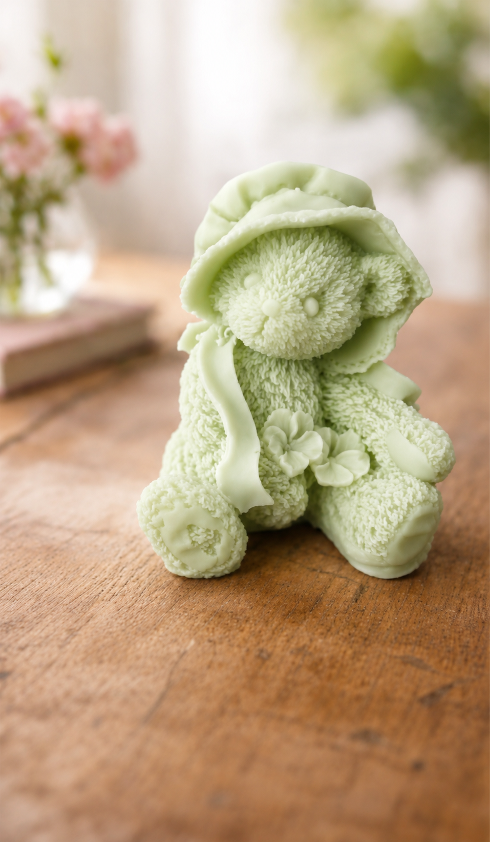 Fondant parfumé Ourson Fleuri Vintage