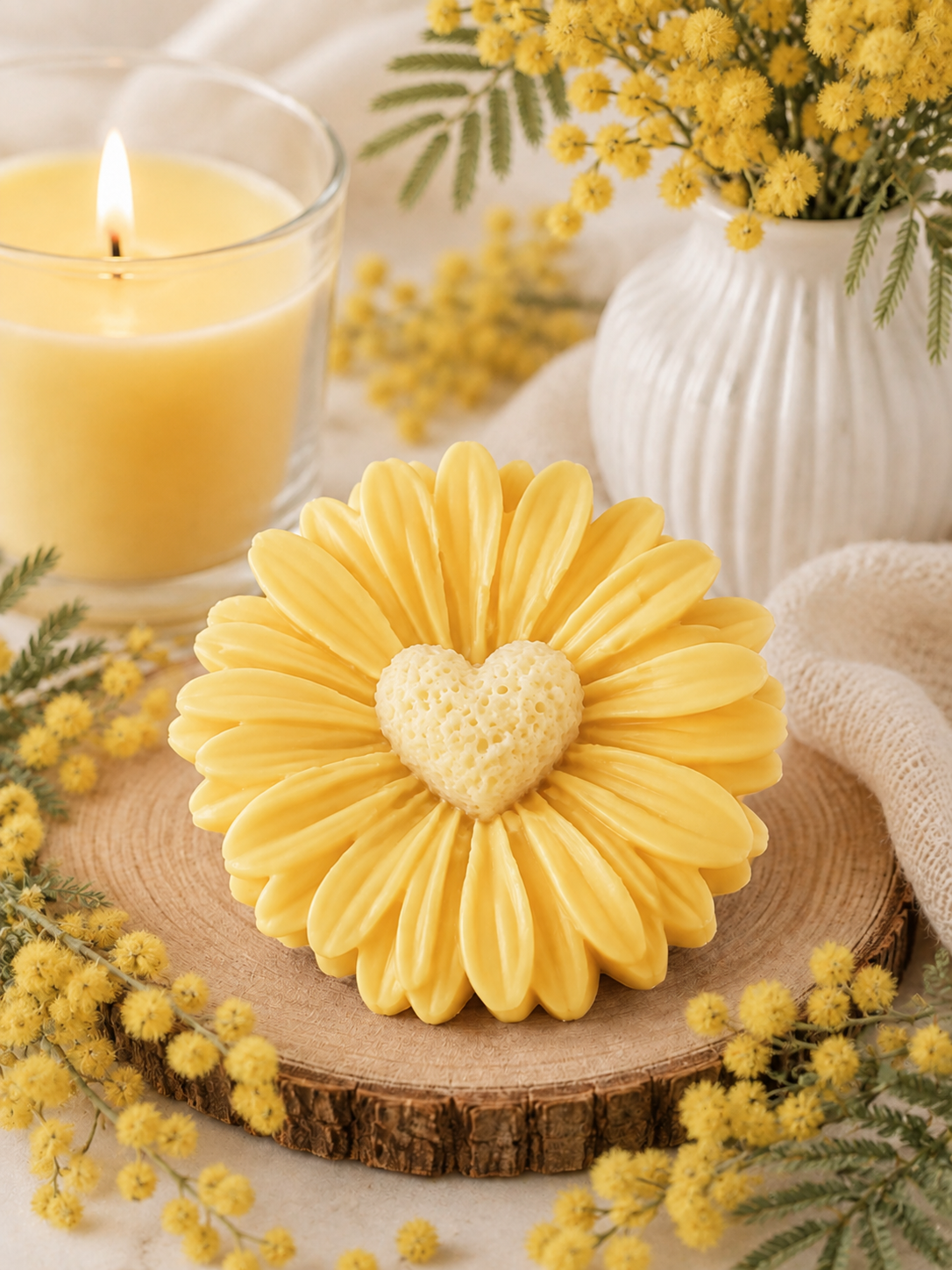 Fondant parfumé Marguerite Cœur