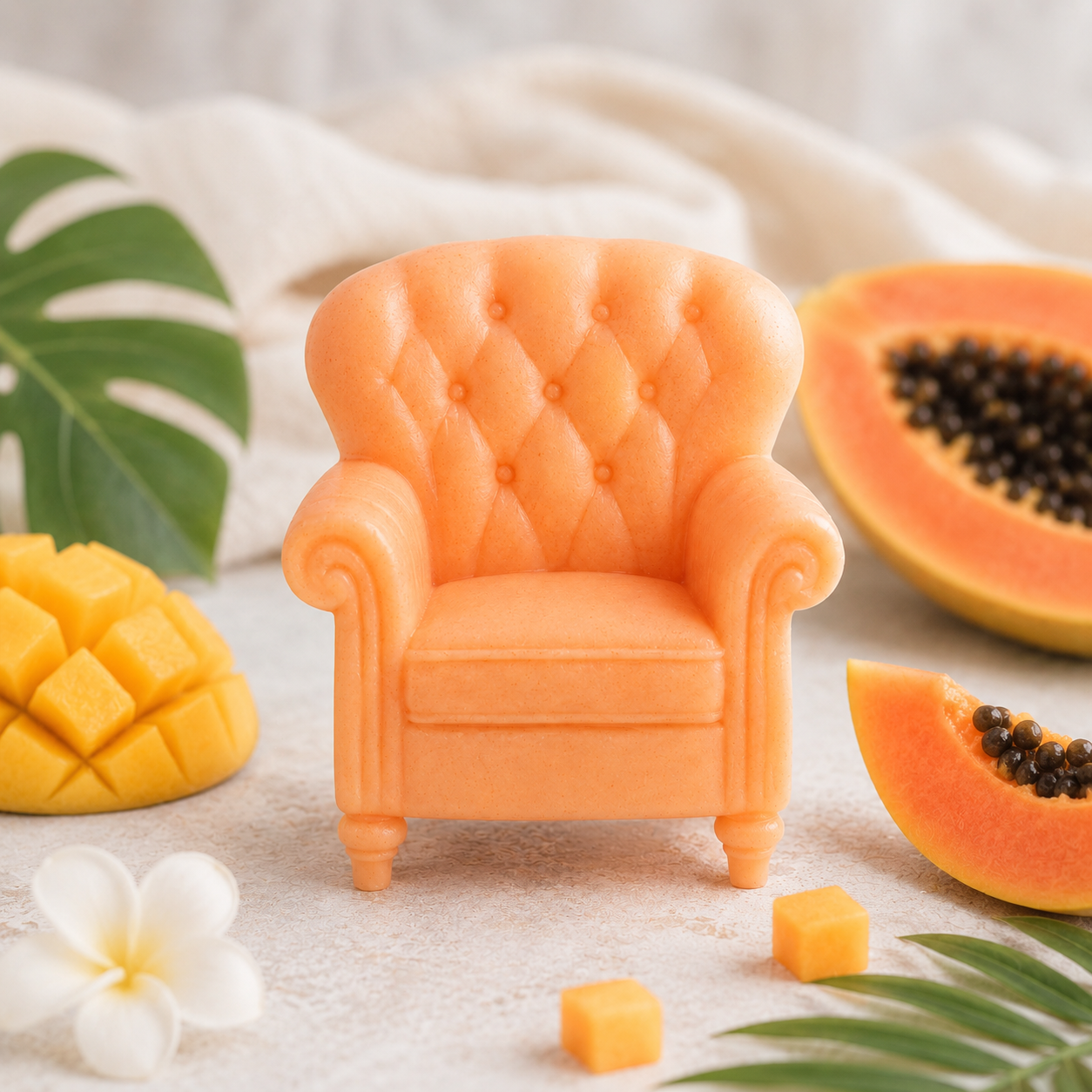 Fondant parfumé Fauteuil capitonné