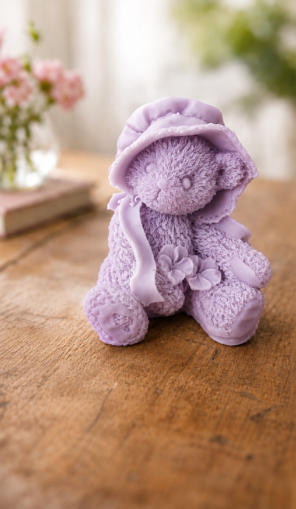 Fondant parfumé Ourson Fleuri Vintage