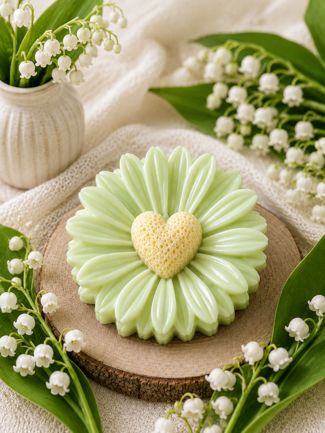 Fondant parfumé Marguerite Cœur