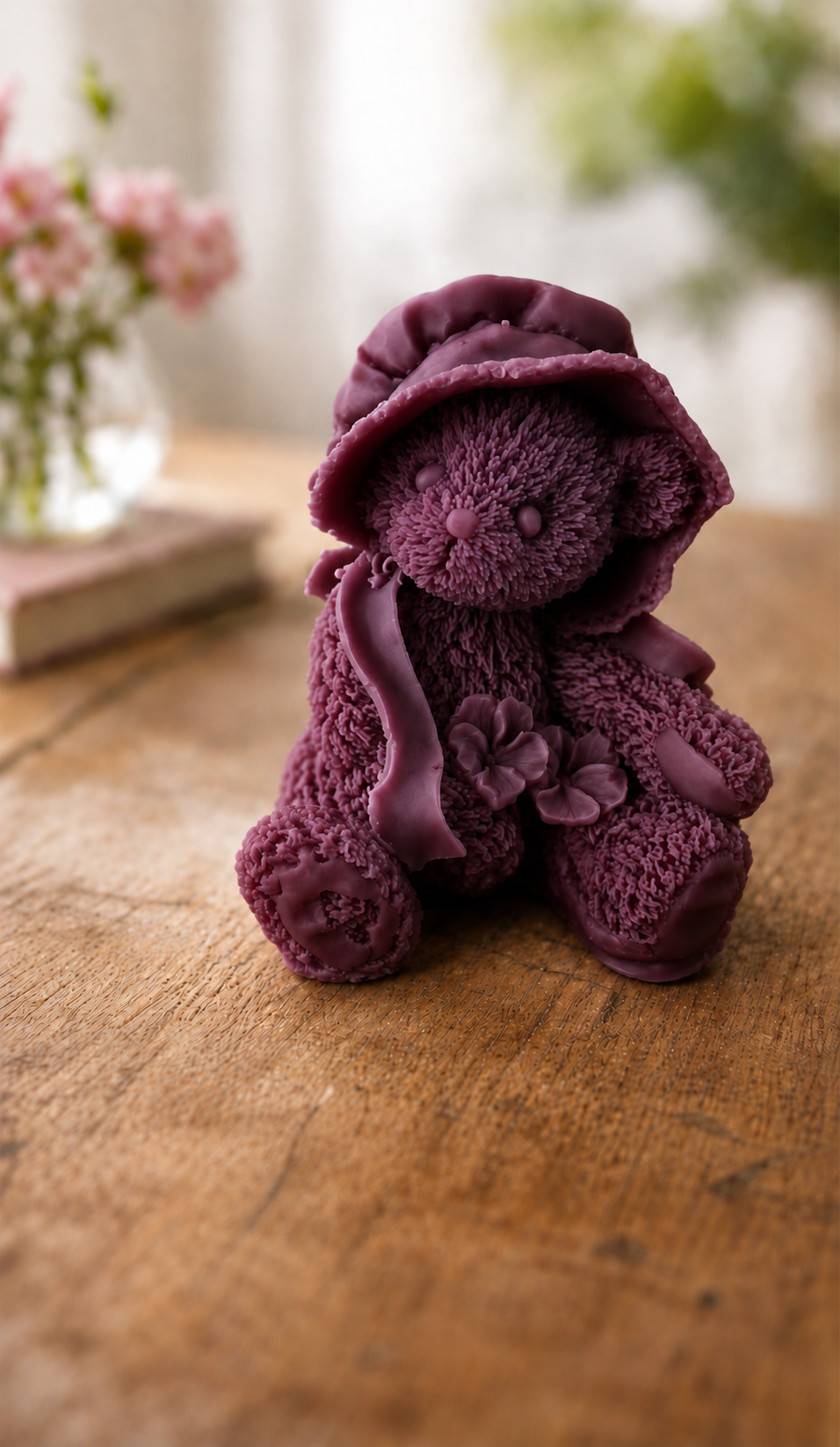 Fondant parfumé Ourson Fleuri Vintage