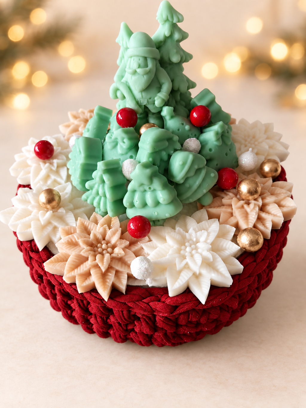 Grand bouquet de fondants parfumés – Noël enchanté