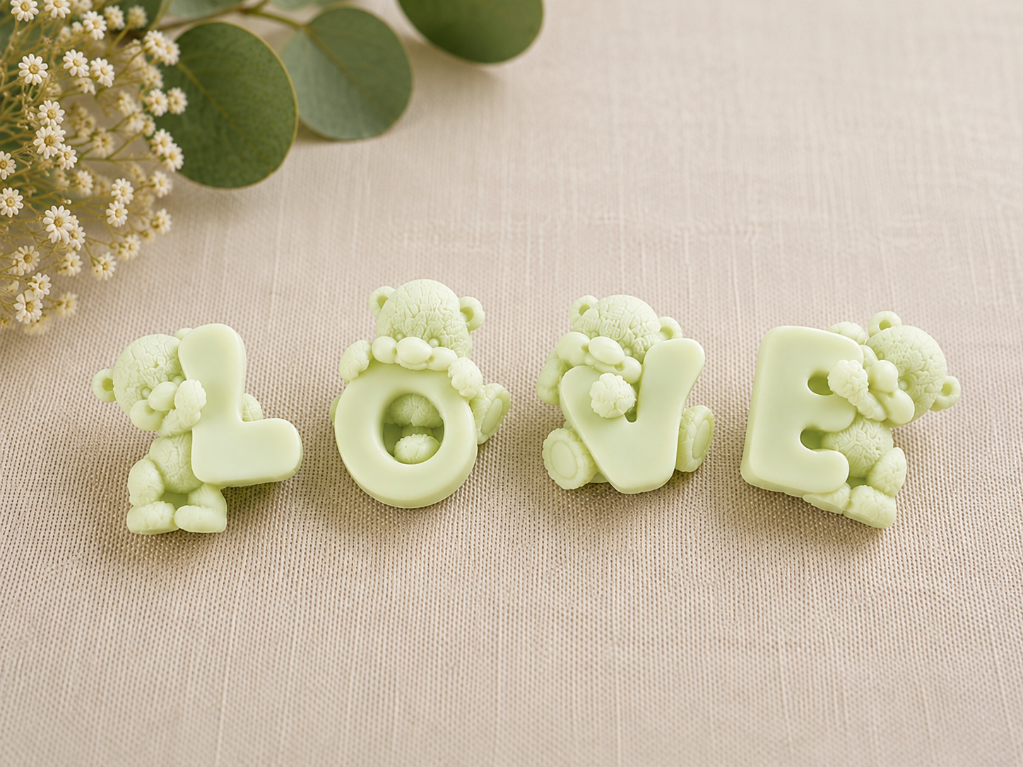 LOVE en fondants parfumés
