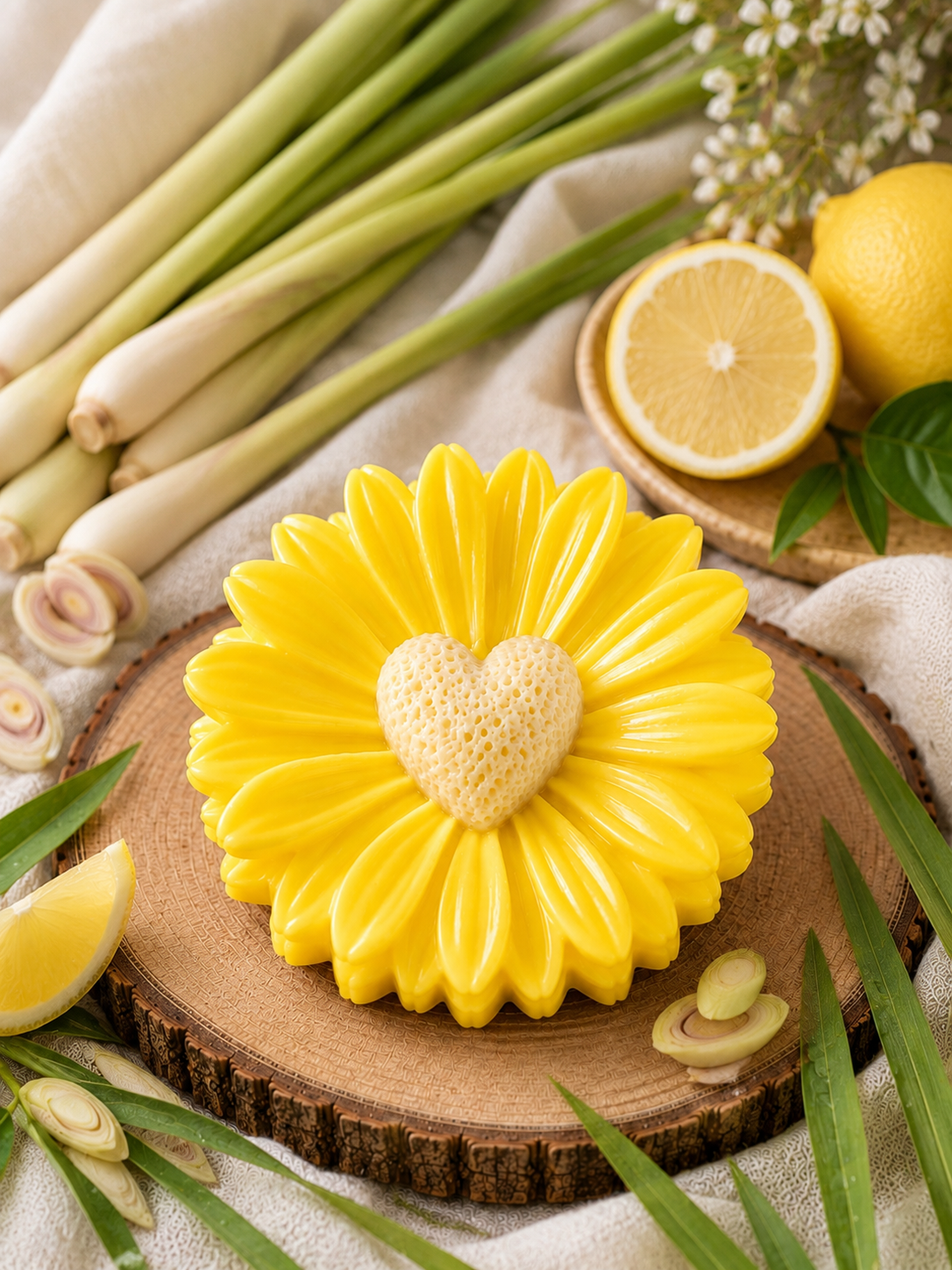 Fondant parfumé Marguerite Cœur