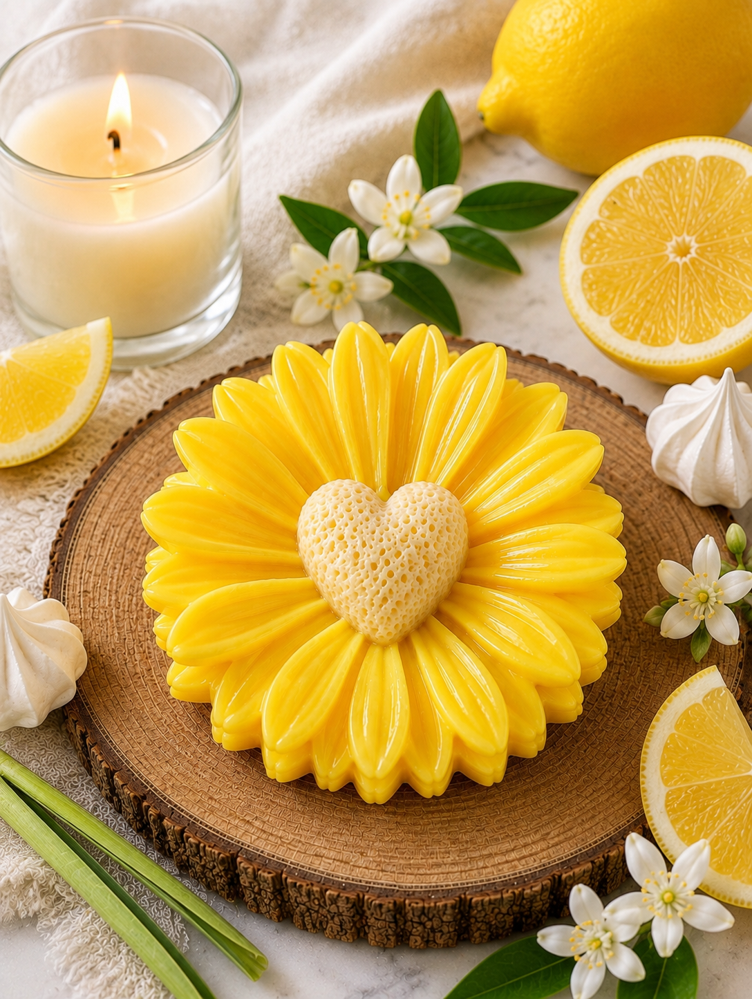 Fondant parfumé Marguerite Cœur
