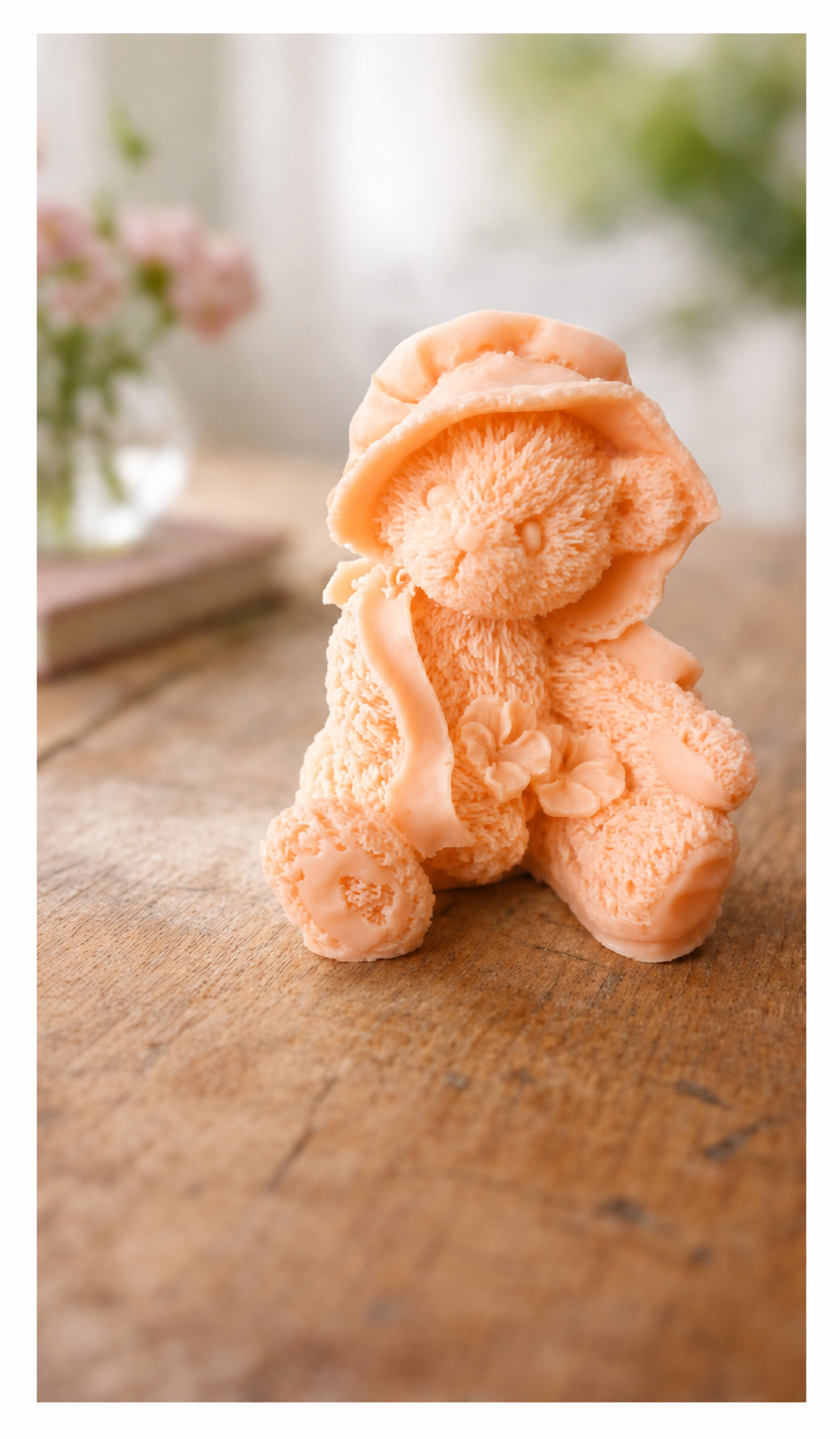 Fondant parfumé Ourson Fleuri Vintage