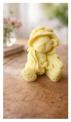 Fondant parfumé Ourson Fleuri Vintage