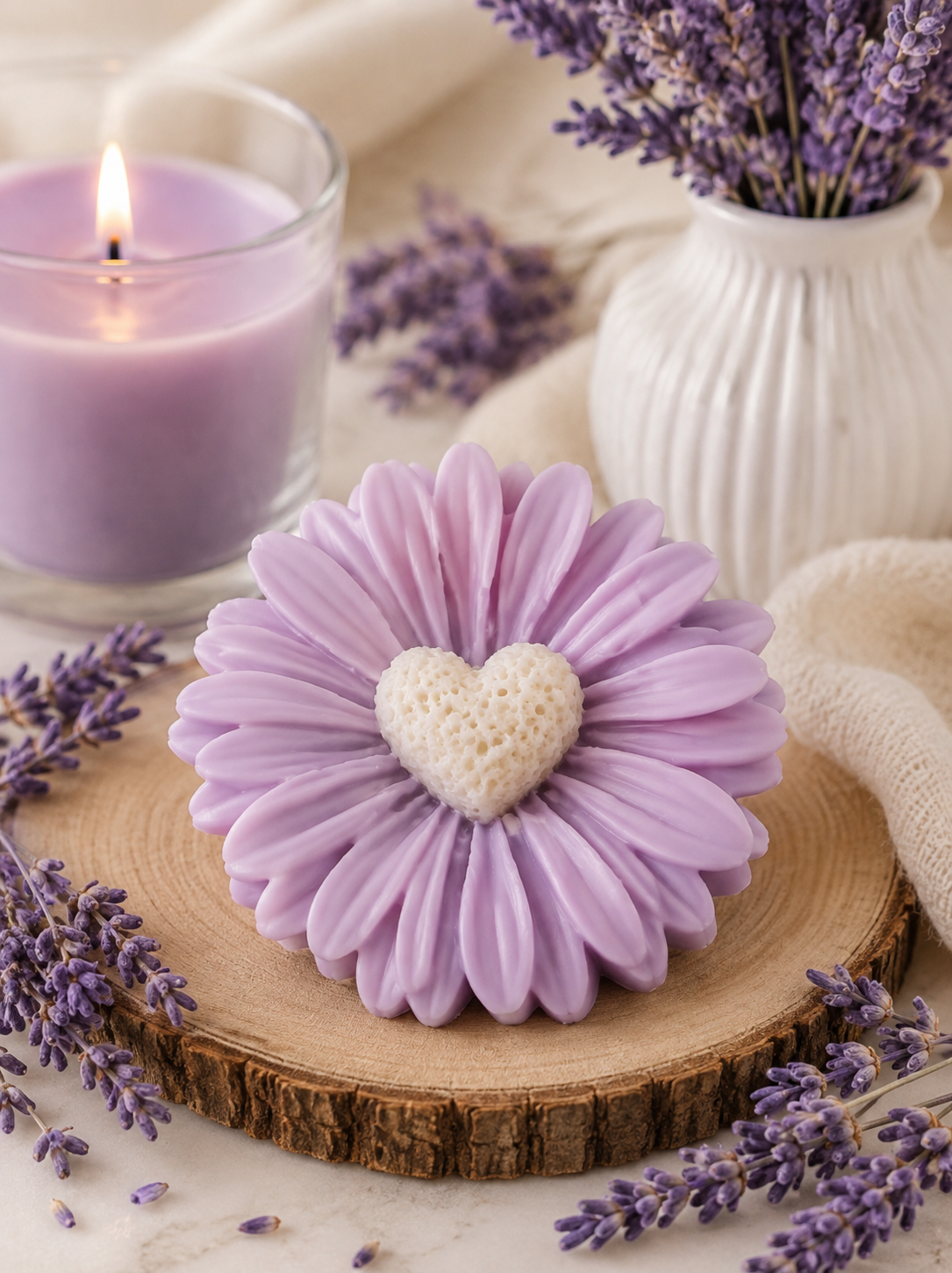 Fondant parfumé Marguerite Cœur