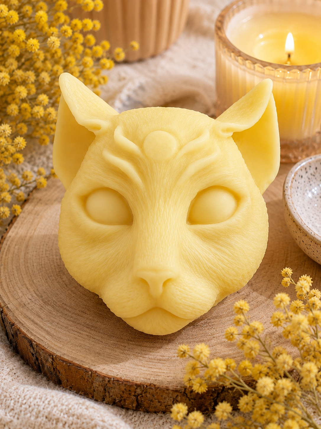 Fondant parfumé Tête de chat – 35 g