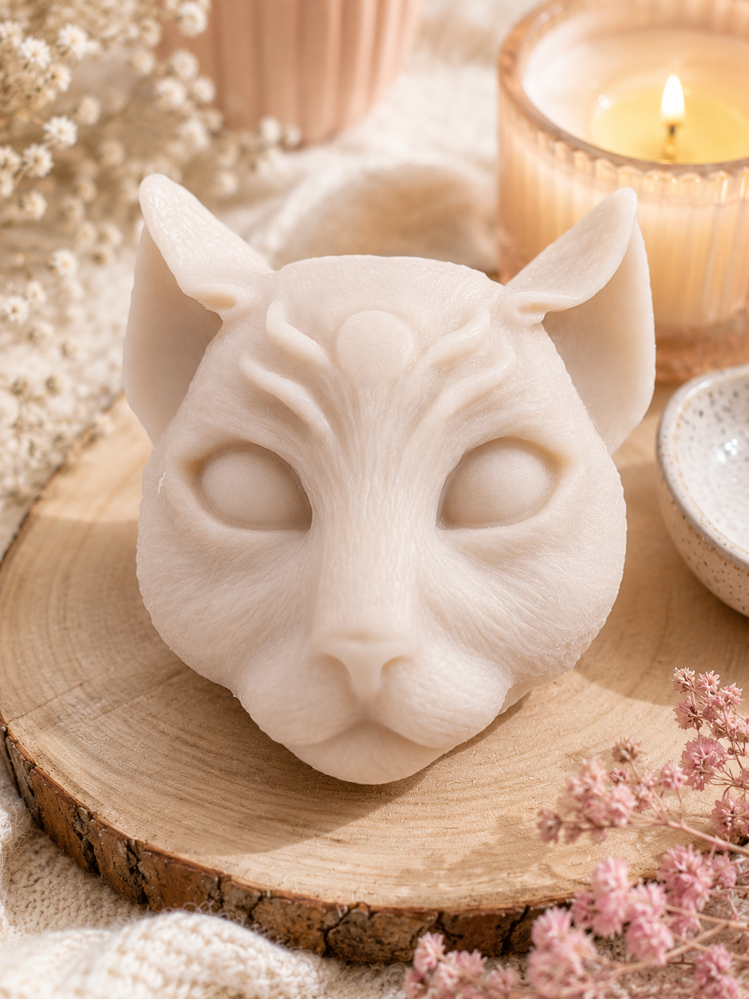 Fondant parfumé Tête de chat – 35 g