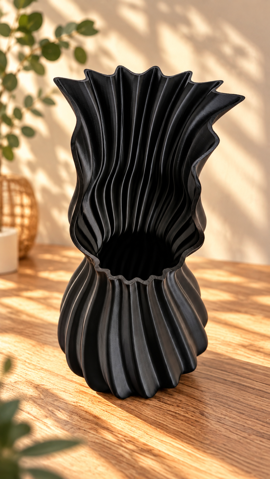 Bouquet de fondants parfumés avec vase sculptural