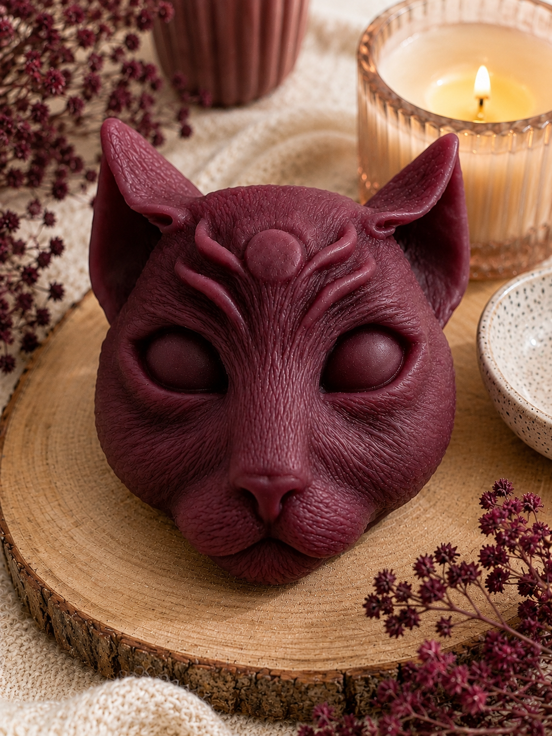 Fondant parfumé Tête de chat – 35 g