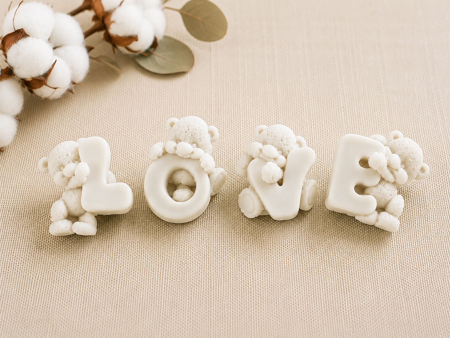 LOVE en fondants parfumés
