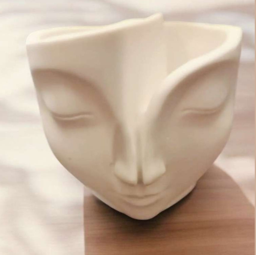 Vide-poches Visage en Jesmonite