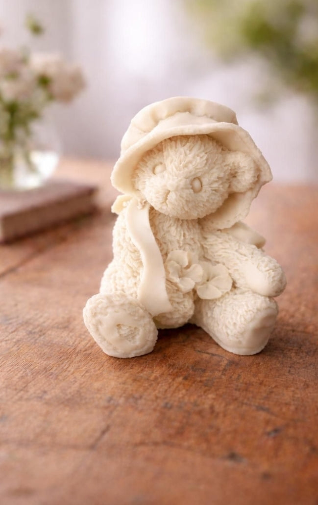 Fondant parfumé Ourson Fleuri Vintage
