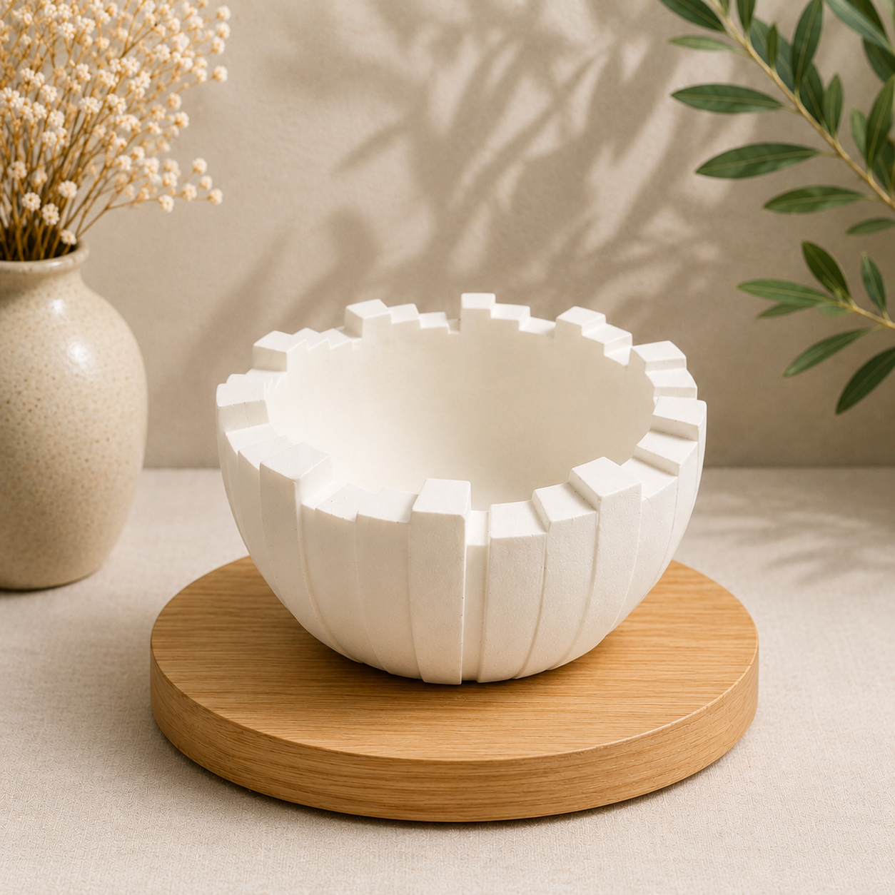 Vide-poches design en Jesmonite
